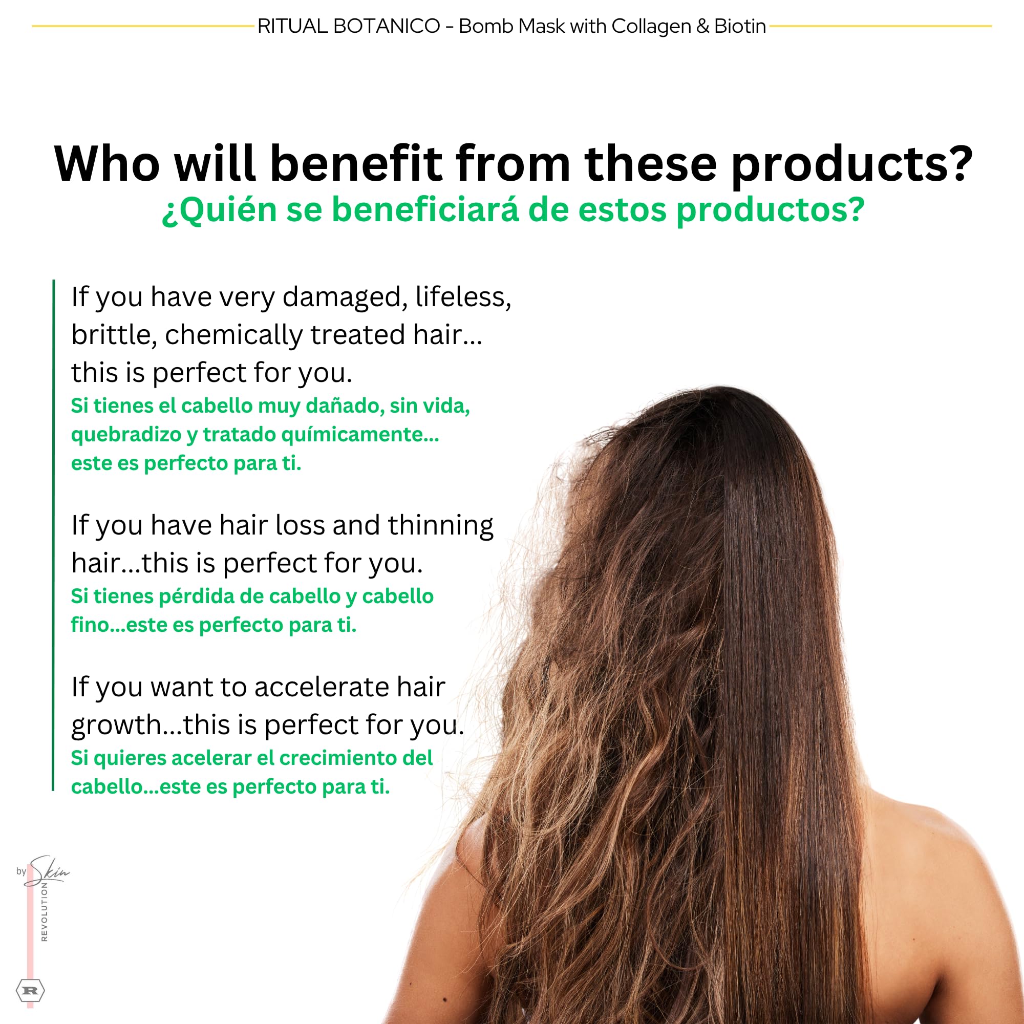 Skin Revolution Ritual Botanico Keratin Organic application brush demonstrates even, easy distribution