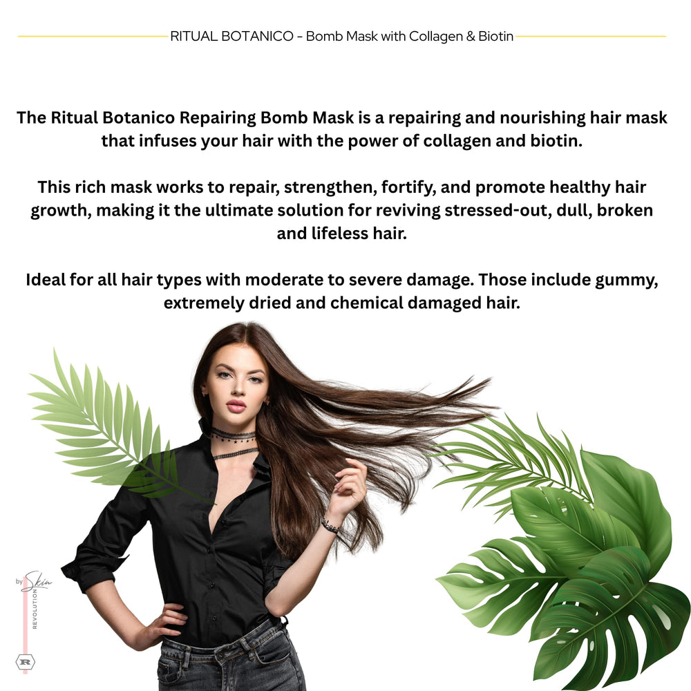 Skin Revolution Ritual Botanico Keratin Organic hair-straightening result shows smooth, frizz-free finish