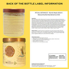 Skin Revolution Ritual Botanico Keratin Organic packaging label highlights plant-based, vegan formula for gentle care