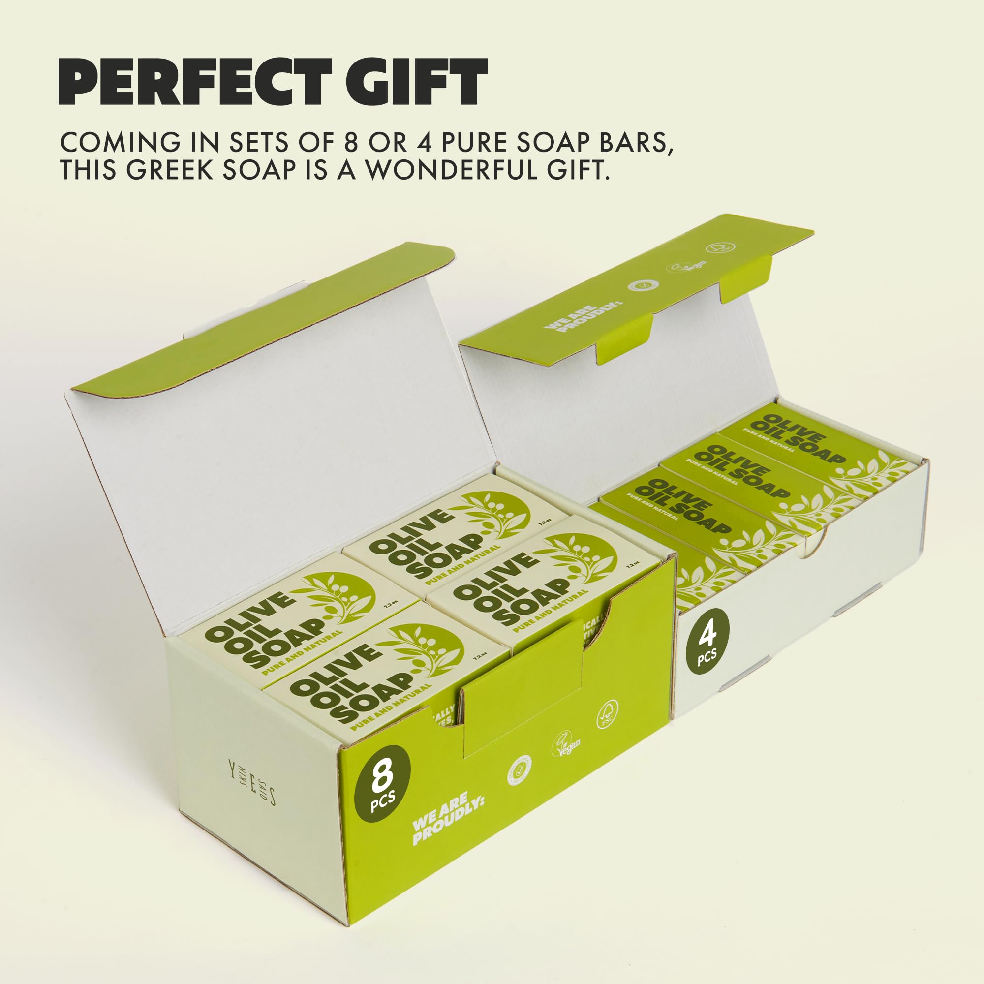 Daily skincare with Skin Said Yes olive oil soap, suitable for all skin types.
