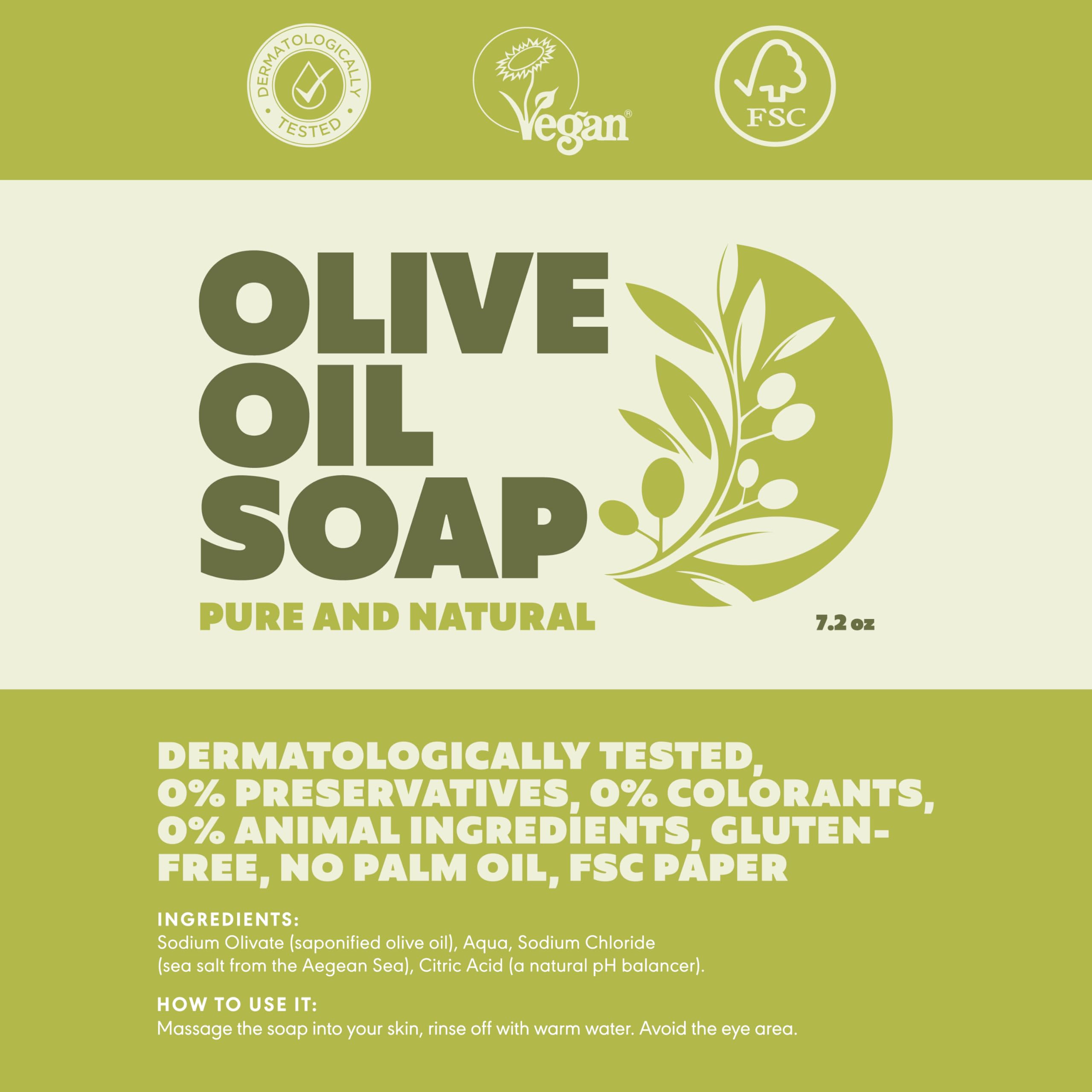 Packaging image of Skin Said Yes olive oil soap set, ready for gifting.