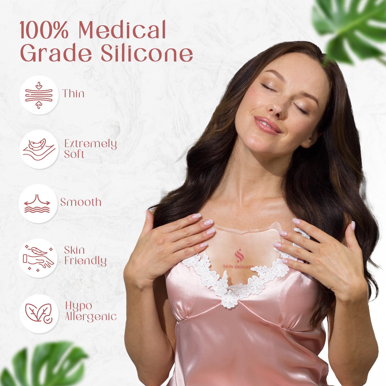 SKIN SAUVAGE silicone close-up highlighting the material for comfortable wear.