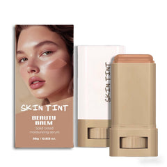 Skin Tint & Contour Stick packaging shown for on-the-go beauty.