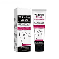 Skin Tone Care Cream bottle with collagen and milk extracts for daily moisture