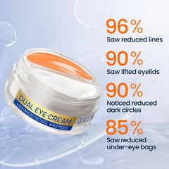 SKIN ULTIMA Dual Eye Cream provides deep hydration with hyaluronic acid.