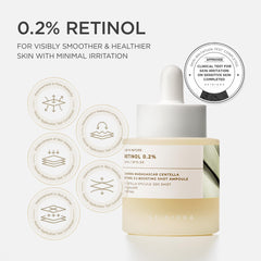 Skin1004 Ampoule absorption closeup shows quick settling into skin.