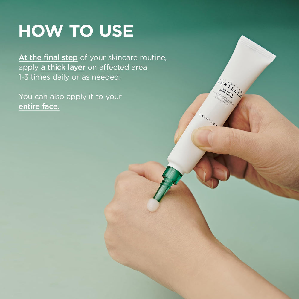 Calamine and gentle acids refine the skin surface.