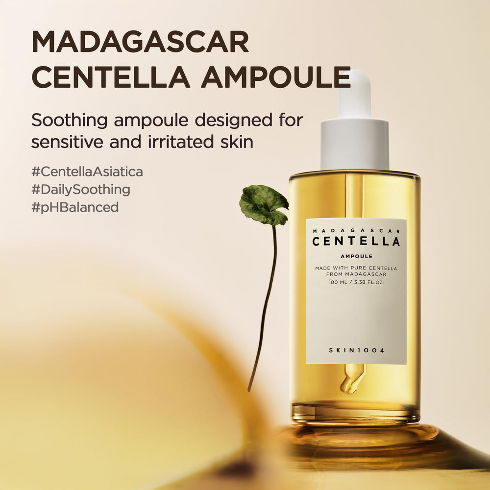 SKIN1004 Centella Ampoule texture swirl hints hydration and soothing care