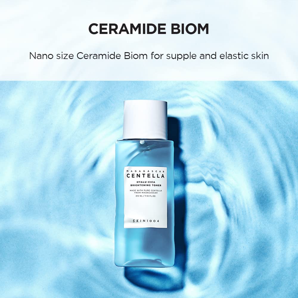 Morning routine application leaves skin feeling refreshed with SKIN1004 Toner