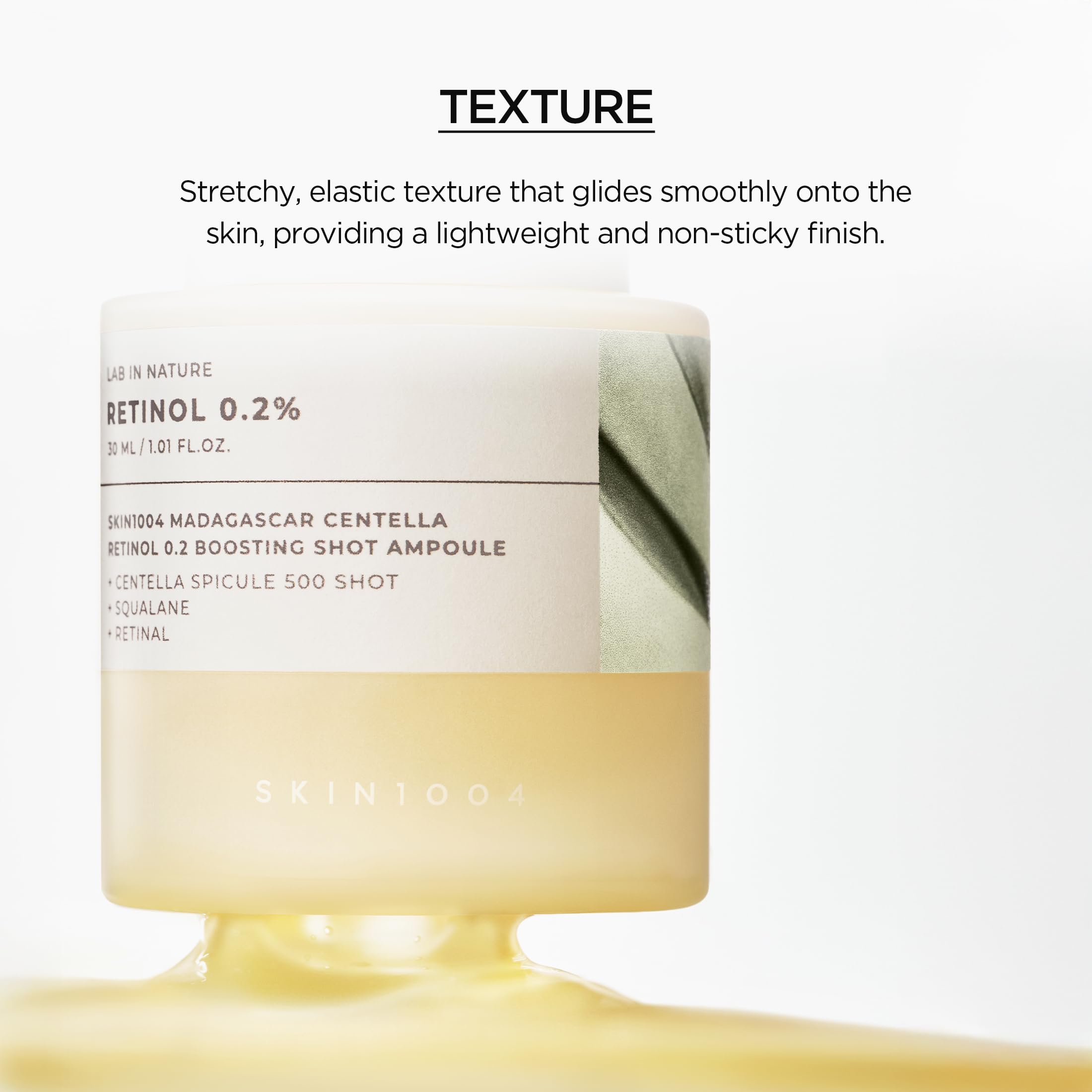 Skin1004 lab-in-nature seal implies dermatological care.