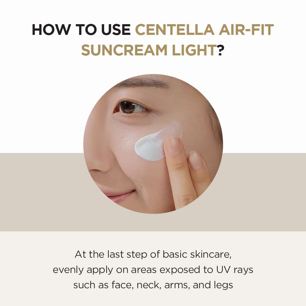 Cream texture close-up highlighting smoothing feel of SKIN1004 Suncream Light