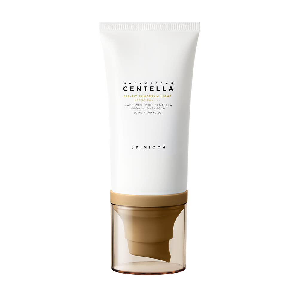 SKIN1004 Madagascar Centella Air-fit Suncream Light tube close-up for daily protection