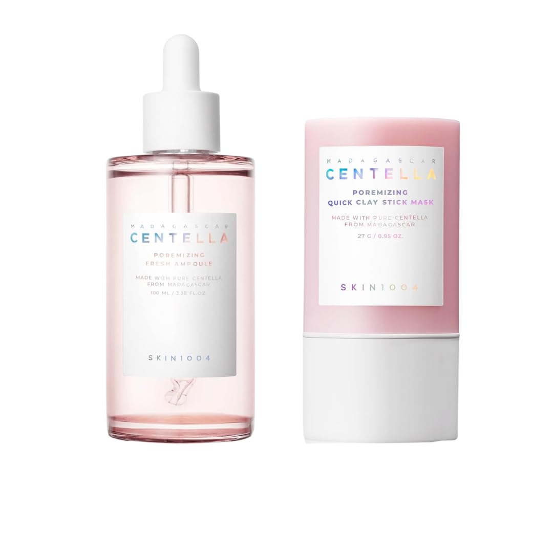 SKIN1004 Madagascar Centella Ampoule bottle closeup for pore-clearing potential.