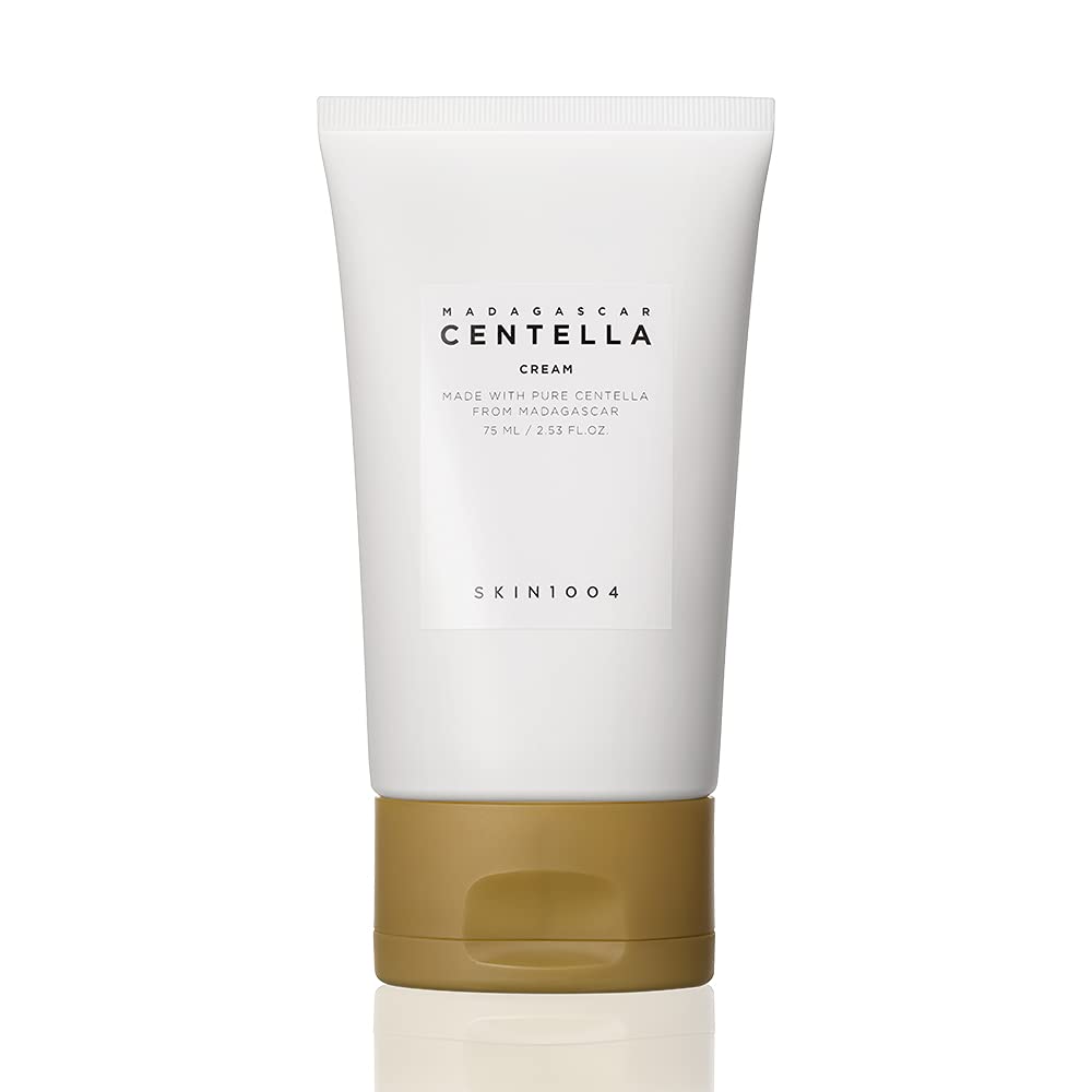 Skin1004 Madagascar Centella Cream jar front, soothing daily moisturizer for calm, balanced skin.
