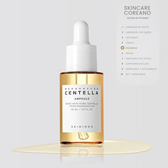 Madagascar Centella extract illustration showing soothing skin benefits