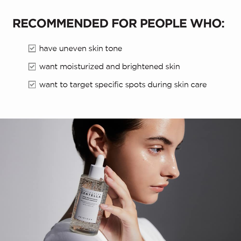 SKIN1004 Madagascar Centella tone brightening capsule ampoule close-up of capsules