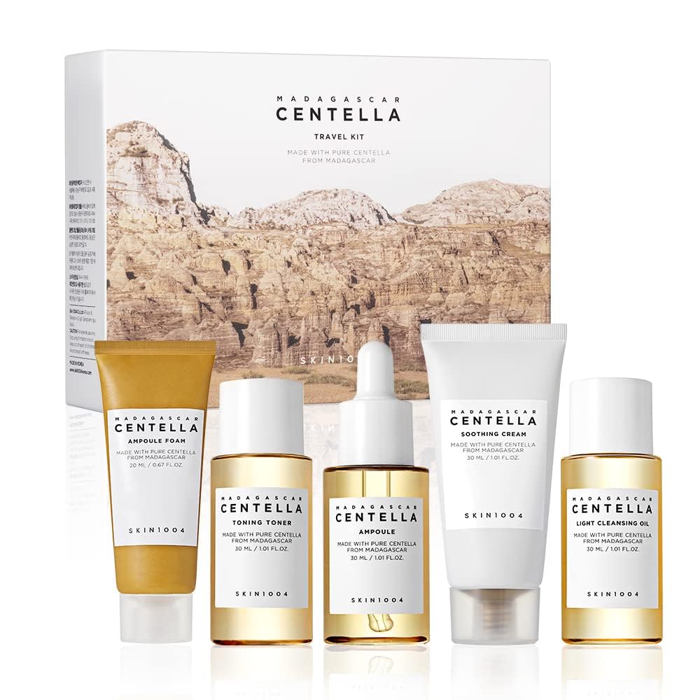 SKIN1004 Madagascar Centella travel kit cleansing foam for gentle daily cleansing