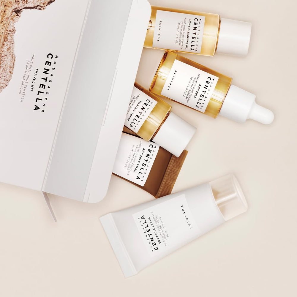 Mini SKIN1004 Madagascar Centella set packaged for travel