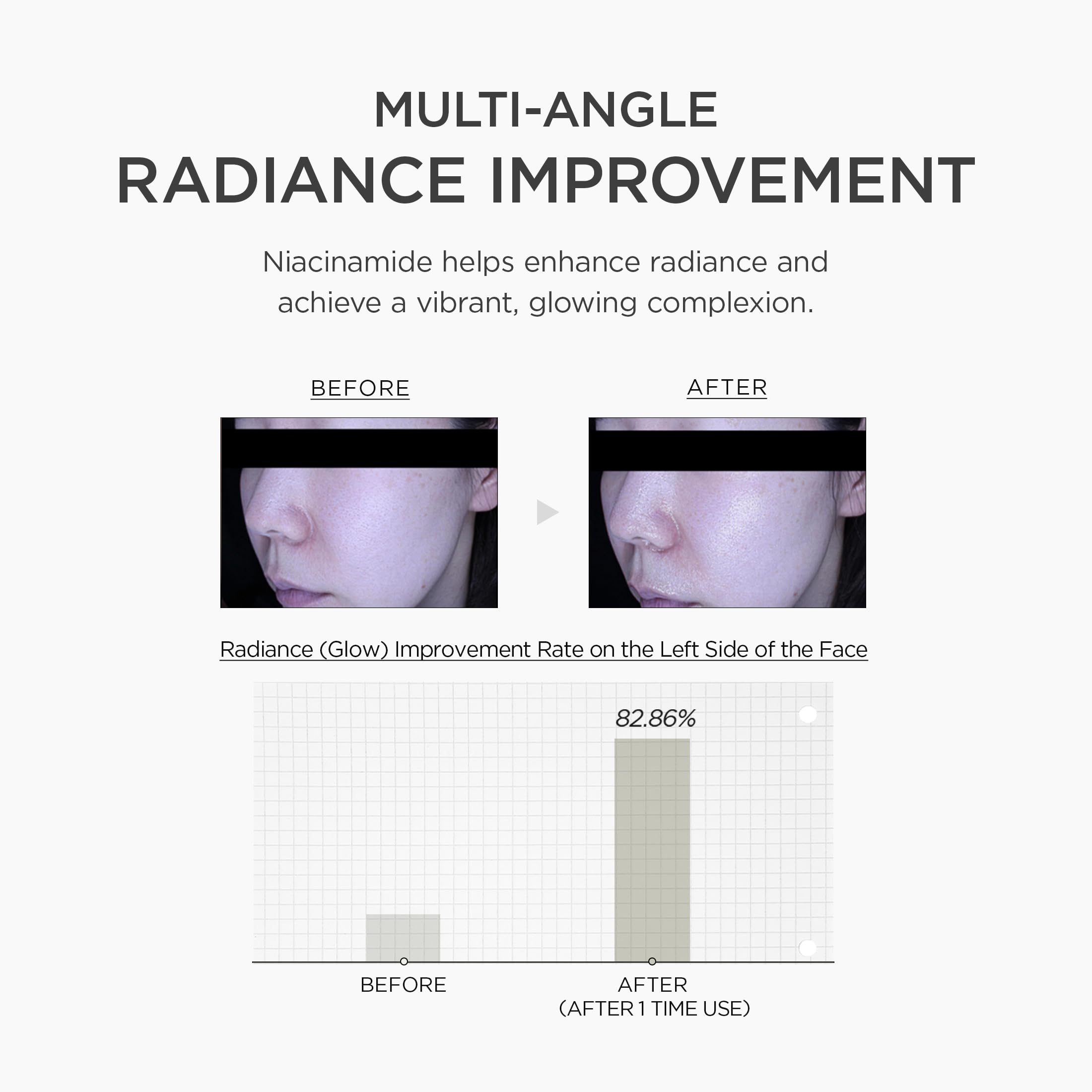 SKIN1004 Niacinamide 10% Boosting Shot tube-application supports easy morning use.