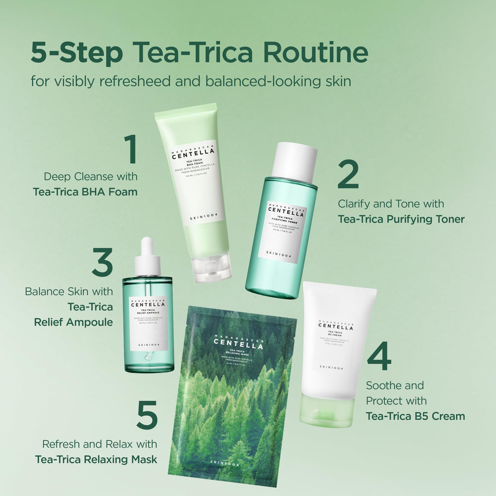 SKIN1004 Tea-Trica B5 Cream packaging close-up