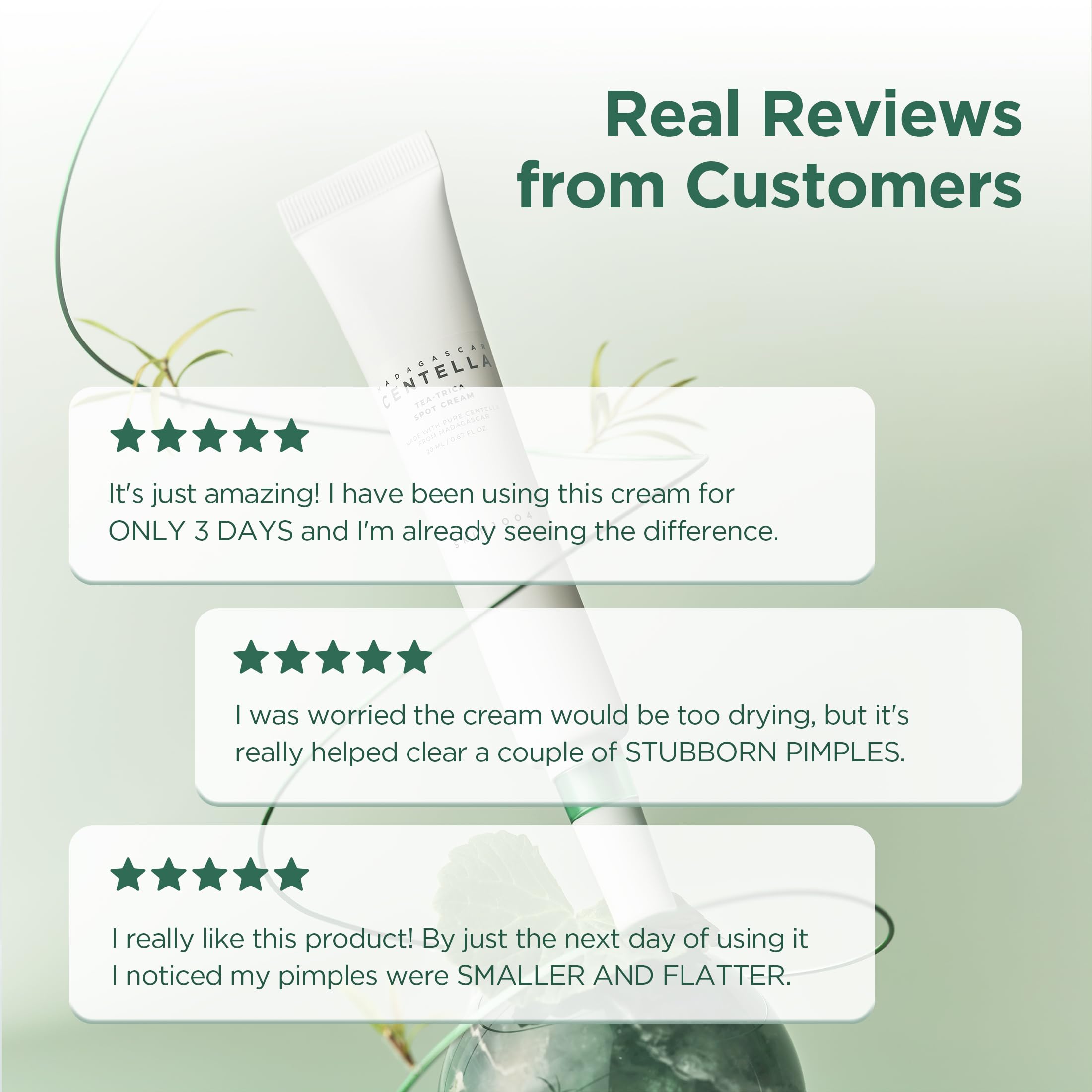 Smooth, fast-absorbing cream targets small areas without heaviness.