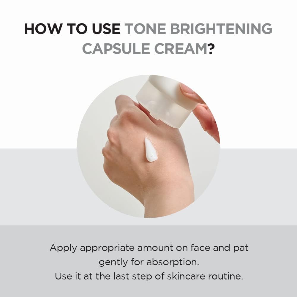 SKIN1004 Tone Glowing Capsule Cream oil-in-water gel network balances moisture and oil