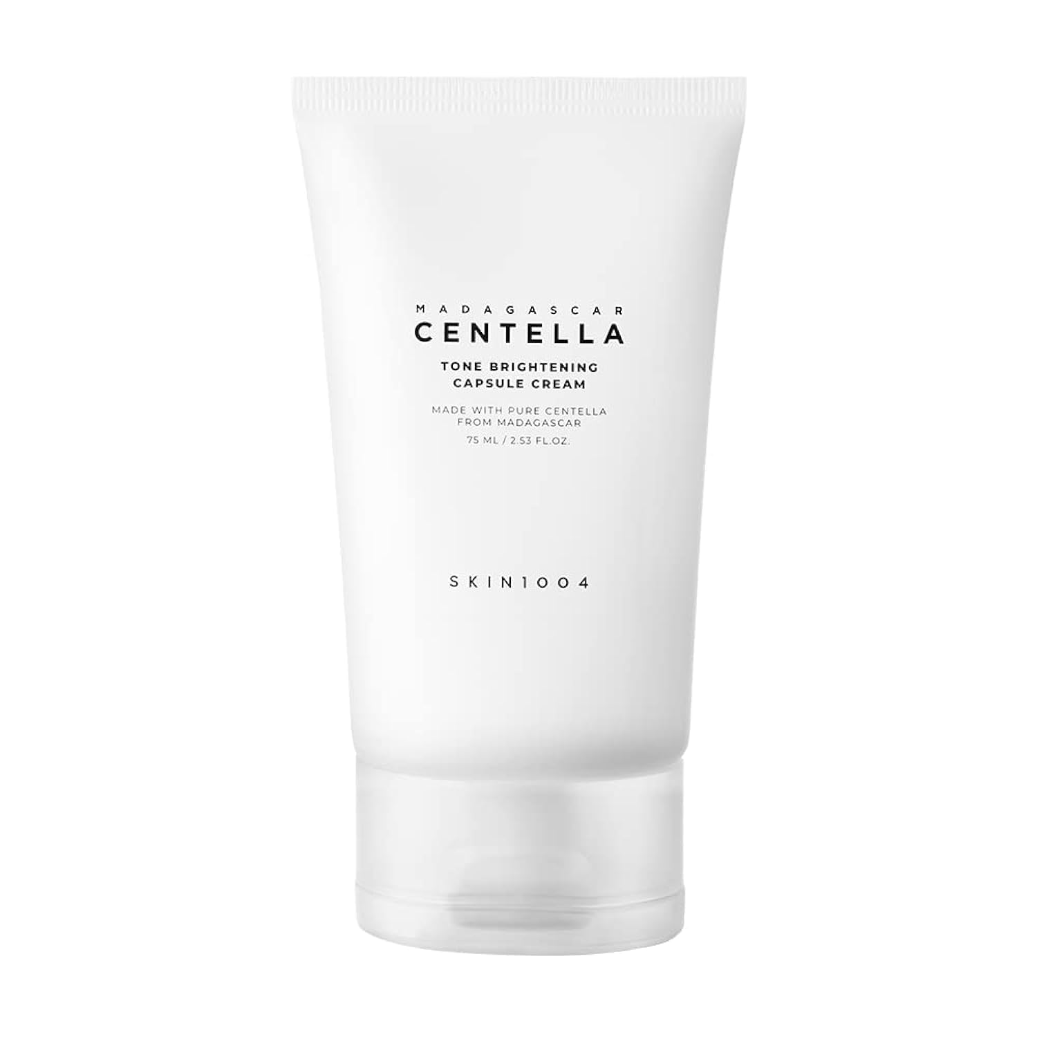 SKIN1004 Tone Glowing Capsule Cream packaging showcasing premium branding for brightening routine