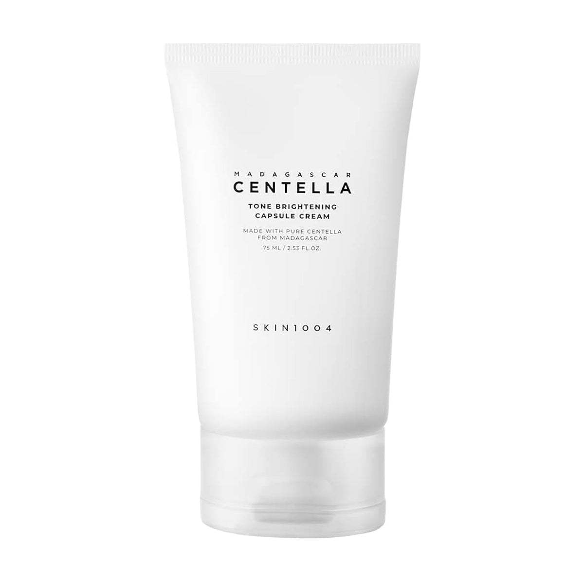 SKIN1004 Tone Glowing Capsule Cream packaging showcasing premium branding for brightening routine