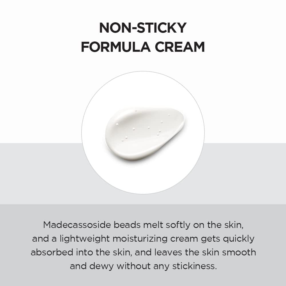 Texture close-up of SKIN1004 Tone Glowing Capsule Cream showing light gel texture