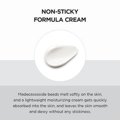 Texture close-up of SKIN1004 Tone Glowing Capsule Cream showing light gel texture
