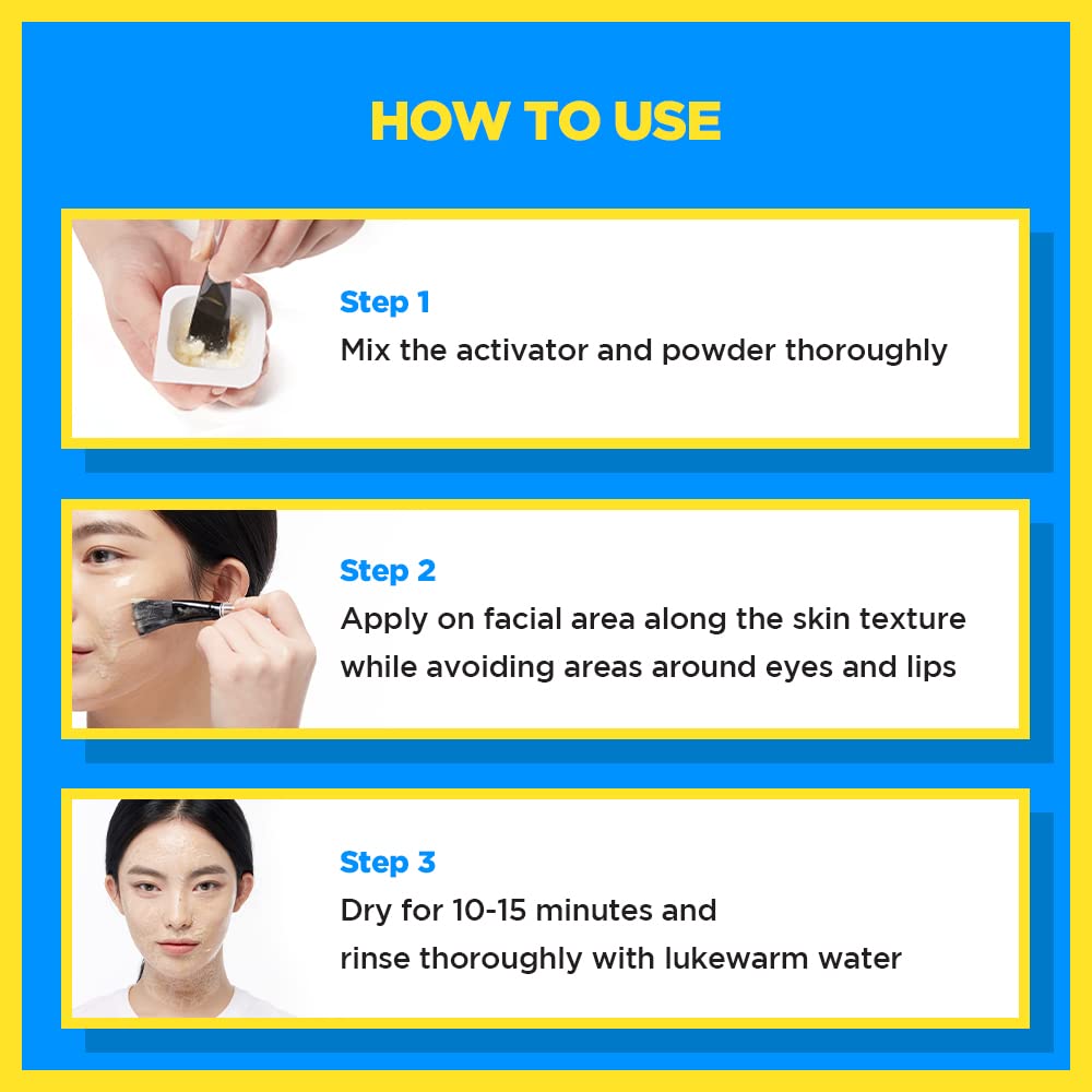 Eight-unit box with powder, activator, and applicator brush
