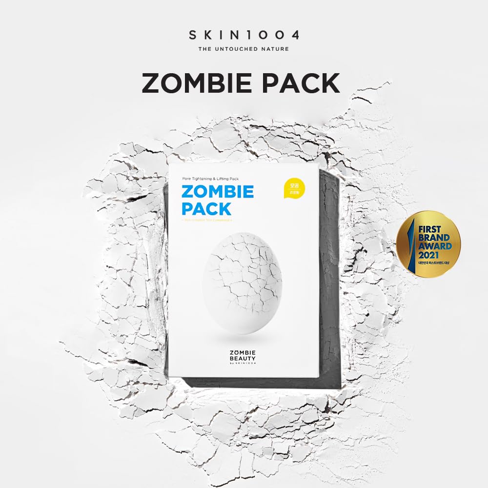 SKIN1004 Zombie Pack two-brushes for precise mask application.