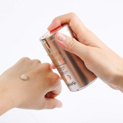 SKIN79 BB Cream 45g swirl on skin highlights natural brightness.