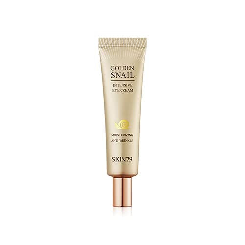SKIN79 Golden Snail Intensive Eye Cream packaging for premium eye care routine.