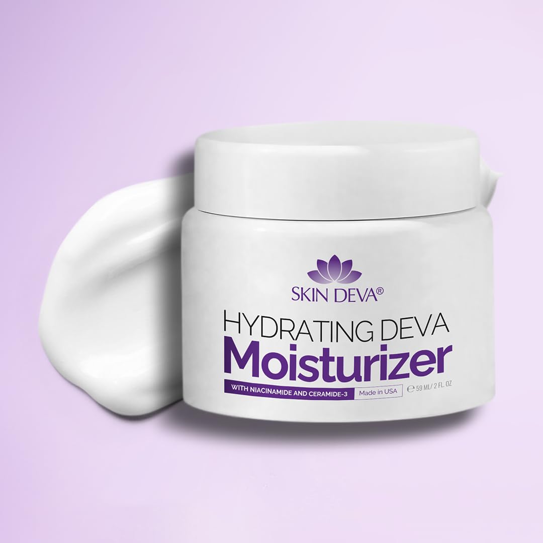 SKIN DEVA application cream illustrates easy daily use