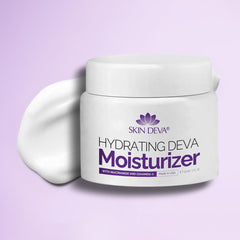 SKIN DEVA application cream illustrates easy daily use