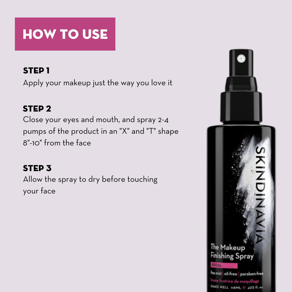 SKINDINAVIA hydrating fine mist bottle adds moisture without heaviness.