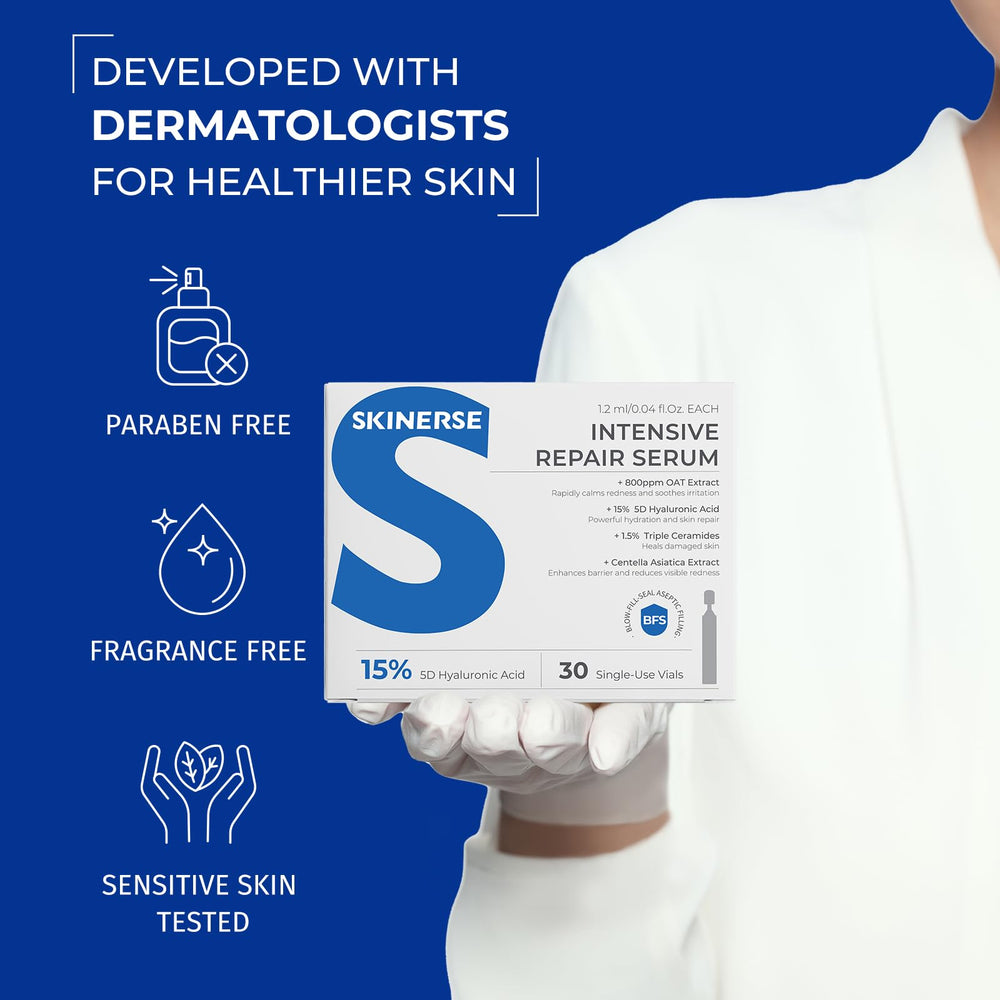 Lightweight non-sticky serum during application by Skinerse