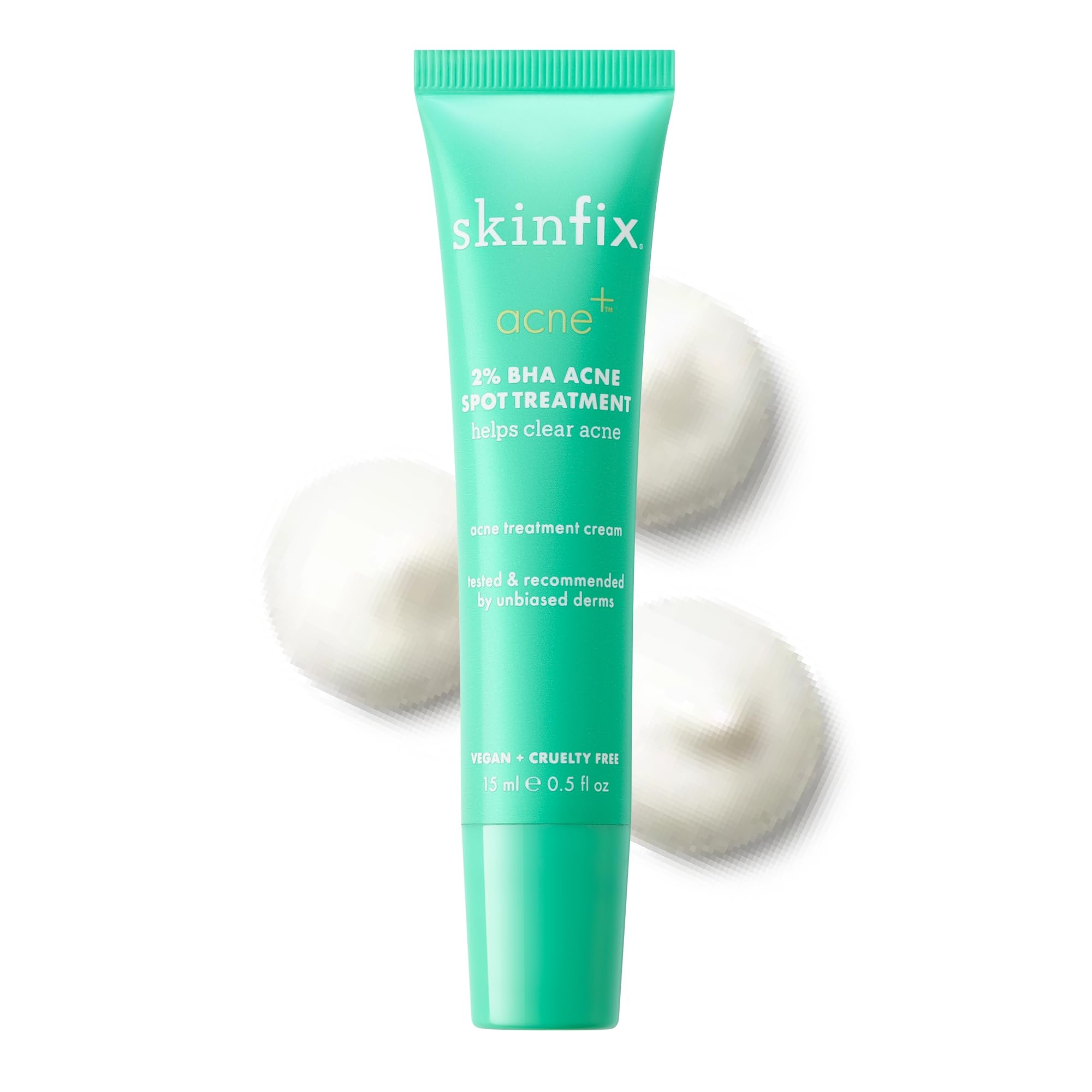 Skinfix 2% BHA spot treatment bottle for targeted blemish care