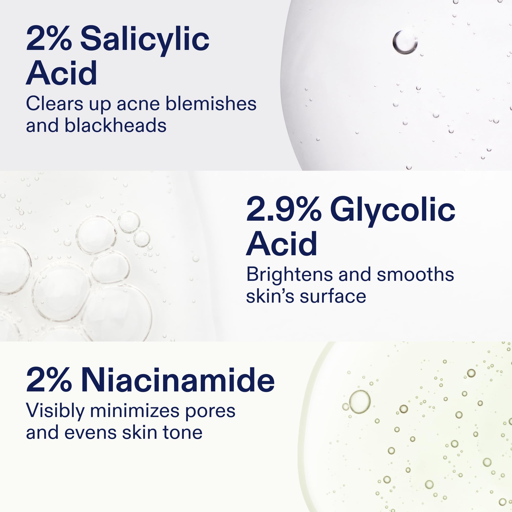 Creamy foam texture close-up from Skinfix 2% BHA Cleanser