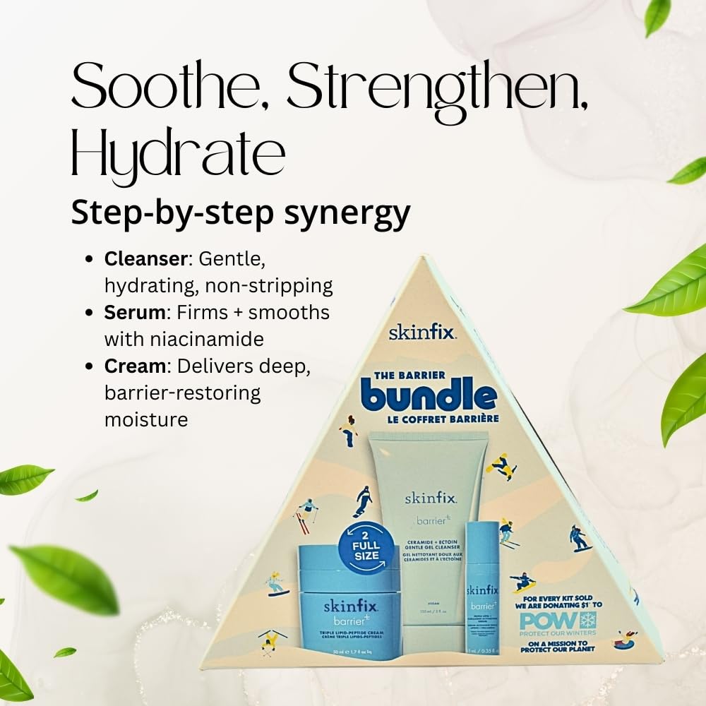 Skinfix Barrier Bundle vegan cruelty-free icon, clean skincare aligned with mindful choices