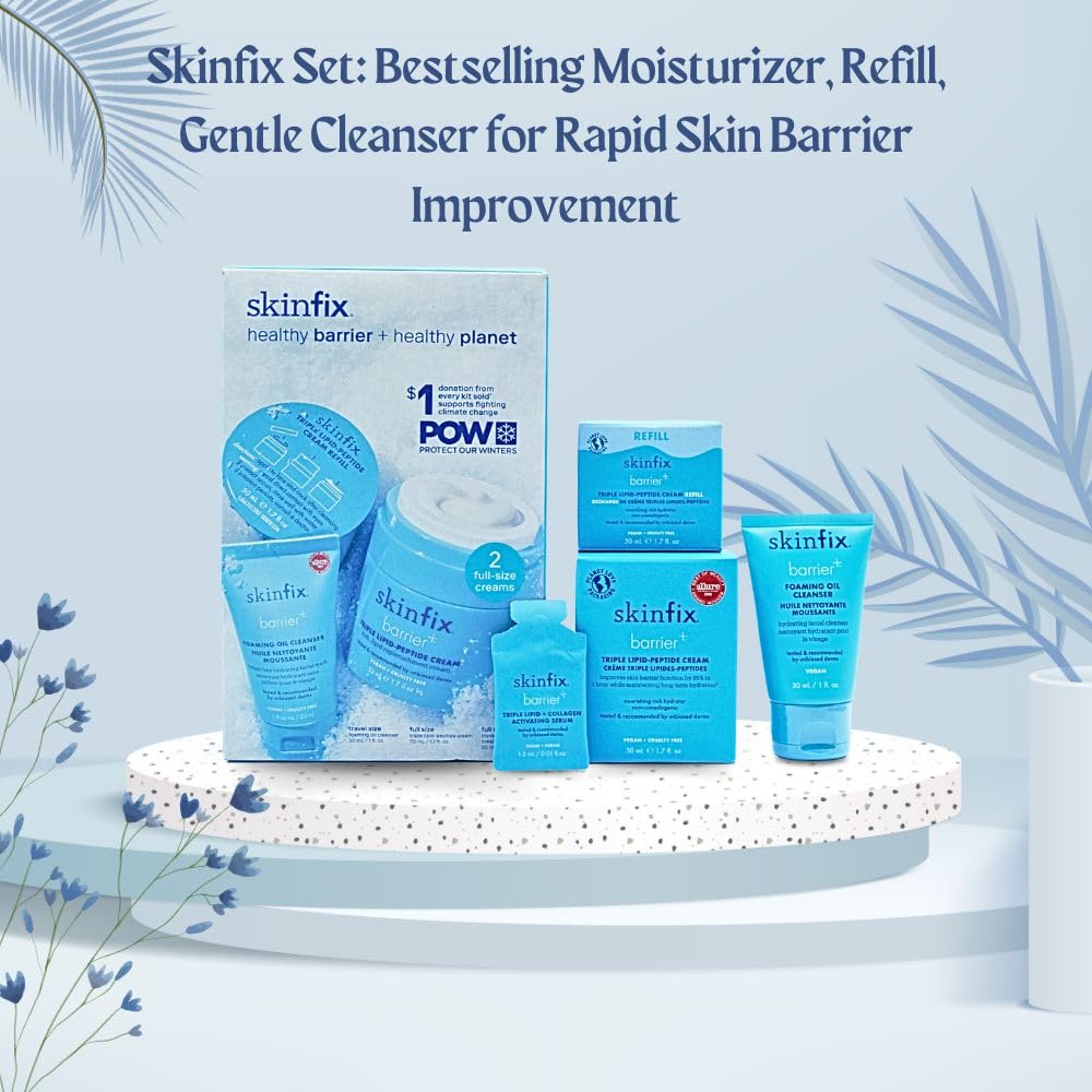 Skinfix Healthy Skin Set refill packaging image highlighting ongoing barrier support.