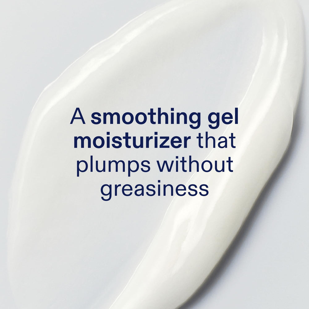 Skinfix gel cream texture close-up shows silky, non-greasy finish
