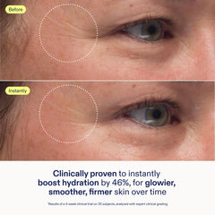 Cream texture swirl with non-greasy finish for makeup-ready skin