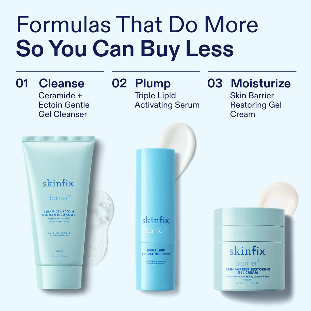 Skinfix vegan cruelty-free stamp reinforces ethical skincare choice.