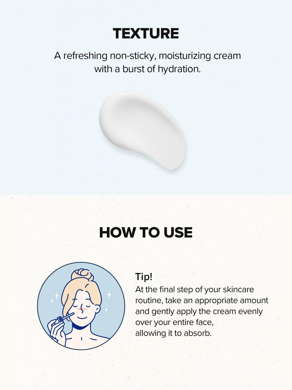 SKINFOOD 1957 24-hour hydration graphic indicating long lasting moisture