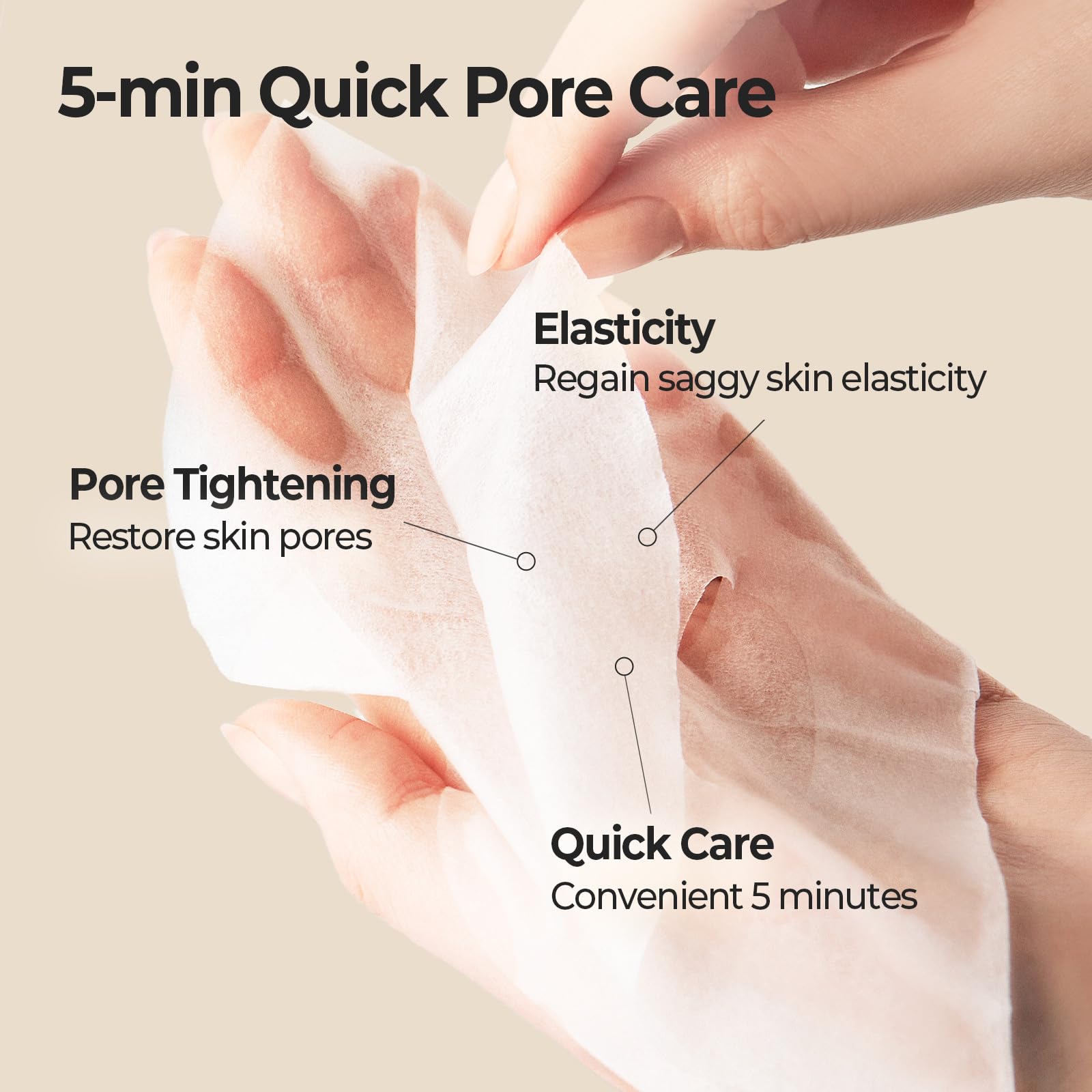 Elasticity-focused benefits with SKINFOOD 1957 Acorn Pore Daily Mask.