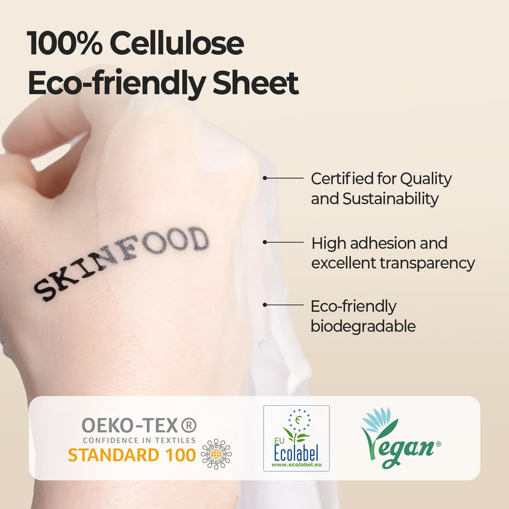 Peptides in SKINFOOD 1957 Acorn Pore Daily Mask support elasticity and firmness.