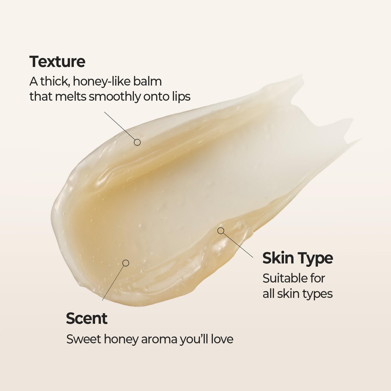 Product bottle displayed as essential overnight lip care.