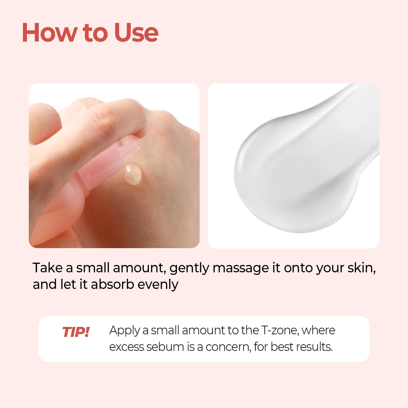 Morning skincare routine with Peach Cotton Zinc PCA primer for makeup prep